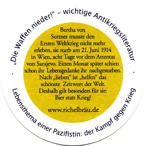 münchen m-by richel krieg 4b (rund200-die waffen-blaugelb) 